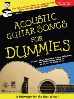 Acoustic Guitar Songs for Dummies 2006, Paperback