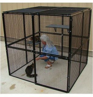 Dog Kennels,Cat,Bi​rd Cage,Fencing,O​utdoor 6x6x6W/Tops