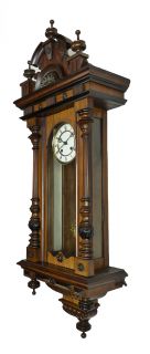 Antique German Black Forest Gebrueder Maier Wall Clock at 1895 R A 