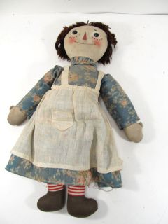 Antique Volland Raggedy Ann Doll Stamped September 7 1915