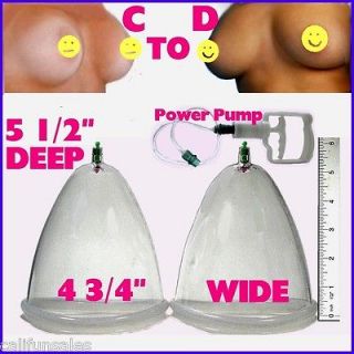 BREAST ENLARGEMENT   ​BUST VACUUM PUMP   DUAL CUP with Freedom 