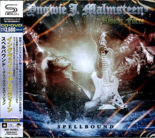 YNGWIE J. MALMSTEEN RISING FORCE SPELLBOUND JAPAN SHM CD + DVD NEW