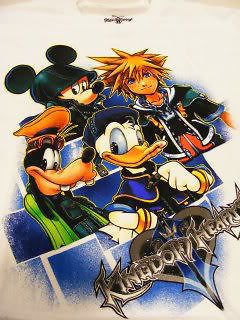 Disney Kingdom Hearts Aim at the Stars Mickey T Shirt New In Stock 