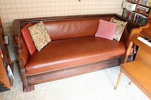 Antique Sofa Couch, Empire Style ? Horner ? Fantastic condition
