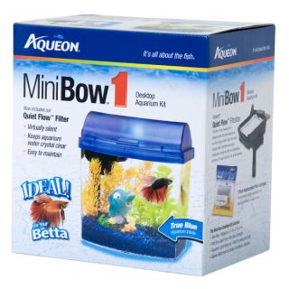 aqueon mini bow 1 gallon aquarium starter kit
