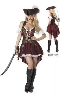 NEW Pirate Wench TEEN Costume Buccaneer Caribbean Maiden Sexy Female 