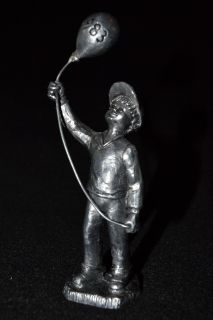Michael Anthony Ricker Pewter Corey # 558 Child with Balloon Very Rare 