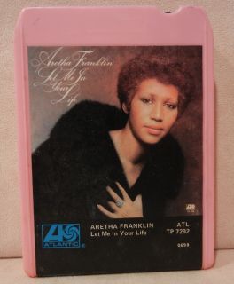 Aretha Franklin Let Me in Your Life ATL TP 7292 8 Track Tape 1974 