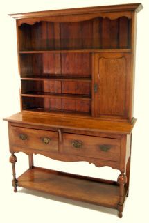 Antique Welsh Country Dresser Kitchen Cabinet Oak Superb Condition 