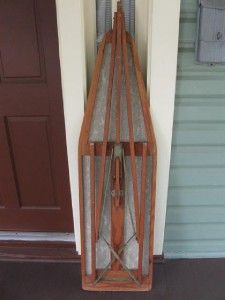 Vintage Antique Primitive Ironing Board Wood and Some Sort Of 