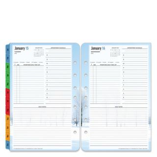 FranklinCovey Compact Seasons Ring bound Weekly Planner Refill   Jan 