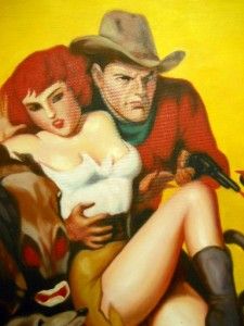 Spicy Western Pulp Cover Recreation Roy Rogers The Lone Ranger John 
