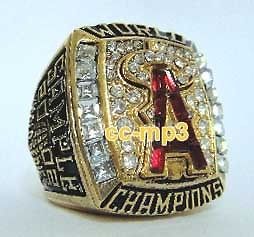 2002 MLB Anaheim Angels World Series Championship Champions Ring