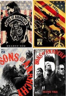 Newly listed Sons of Anarchy Seasons 1,2,3,4 Seasons 1 4. Brand new 