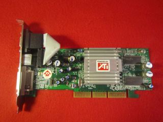 ATI Radeon 9200 SE 128MB DDR AGP 8x Video Card W DVI S video 1024 HC26 