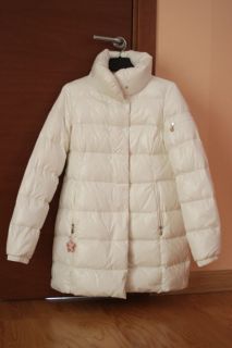 PATRIZIA PEPE ITALY Down Puffer WHITE winter coat Jacket ITALY sz 46 M 