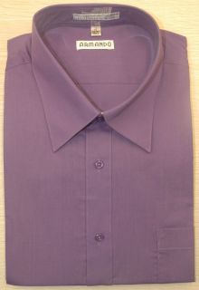   Armando Italia Cotton Button Down Dress Shirt s M Big Tall