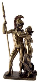 Canova MARS & VENUS Greek Roman Mythology Lovers Statue Sculpture Nude 