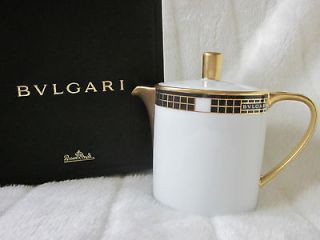 Rosenthal BULGARI/BVLGARI Quadri Black Creamer Retail $ 225.00