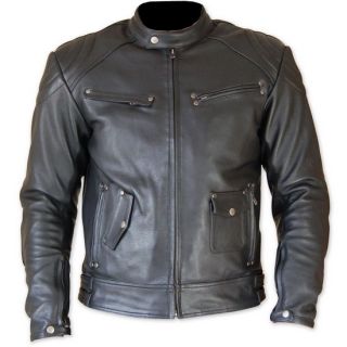 NEW choper vintage Harley Davidson style leather motorcycle jacket en 