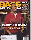 APRIL 2008 BASS PLAYER guitar music magazine RANDY JACKSON