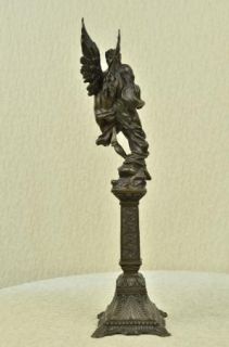 Bronze Marble Statue Cupid Psyche Eros Aphrodite Venus Winged Lovers 