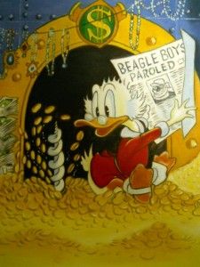 Carl Barks Uncle Scrooge McDuck Moneybin Duckburg Walt Disney Donald 