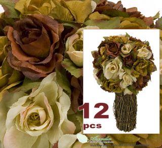 12 Artificial 12 Rose Topiary Flower Arrangement 9BRBE
