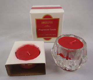 Mary Kay ANGELFIRE FRAGRANCED CANDLE WITH REFILL, New in Box, Vintage