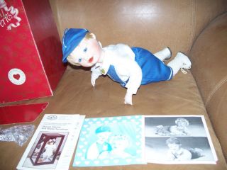 1991 Special Deliveries Baby Boy Doll Ashton Drake +Box FREE US 