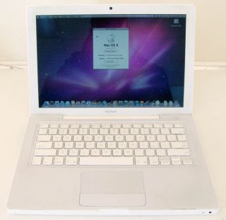 Apple 13 MacBook Laptop 2GHz Core 2 Duo WiFi Wireless