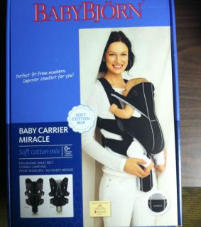 BabyBjorn Miracle Baby Carrier Cotton Mix
