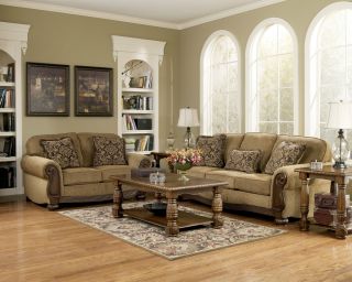 Ashley Furniture Lynnwood Amber Living Room Set Sofa Loveseat 68500 35 
