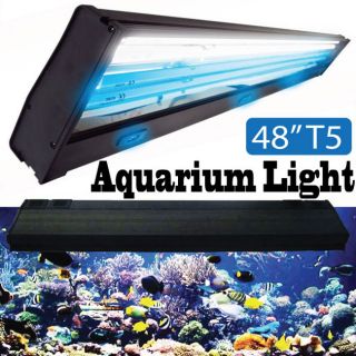   T5 Aquarium Light Fixture Reef Fish Tank LED Day Lighting Inch