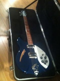 guitare rickenbacker 360 6 semi acoustiqu e minight blue 2007