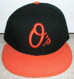 Baltimore Orioles Os New Era Fitted Hat 7 5 8 MLB Authentic on Field 