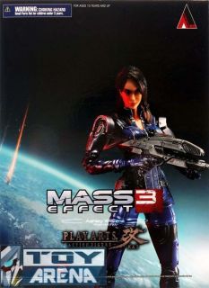 Mass Effect 3 Ashley Williams Play Arts Kai Action Figure Square Enix 