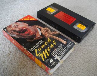    vhs very rare 80s gore cannibals Ashlyn Gere Lunchmeat OOP alt cover