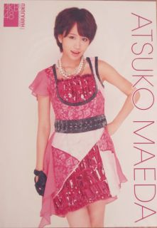 AKB48 Maeda Atsuko Harajuku Official Shop A4 Poster 01  