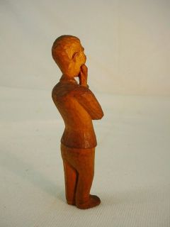 modern art wood carved sculpture man woman beast