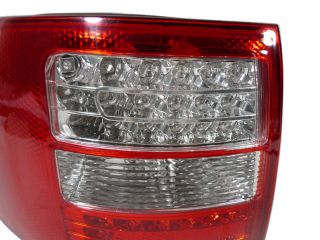 Depo 98 04 Audi A6 Allroad Avant Red Clear LED Rear Tail Light Touring 