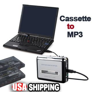 Tape to PC USB Cassette to  Converter Capture Audio Music Player 