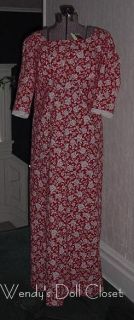 Handmade Regency Dress Cotton Fabrics Jane Austen 3 4