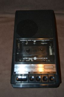 GE Cassette Player Recorder Model 3 5009C Auto Stop Condenser 