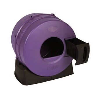 The Litter Spinner Automatic Cat Litter Box PURPLE EASY to clean