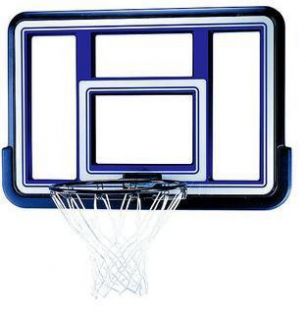   44 Acrylic Fusion Backboard and Rim Combo Basketball Hoop Net