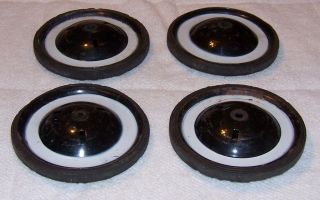 Four AMF 508 Fire Pedal Car Wheels and Tires Parts