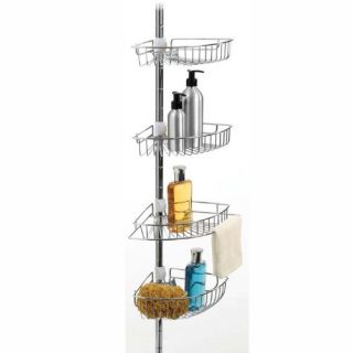Features of Deluxe Bath Tension Pole Caddy by Better Bath