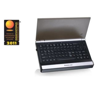 iOGEAR2 4GHz Multimedia Mini Keyboard w Trackball Scroll Wheel 