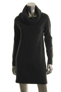 Wyatt New Gray Wool Cashmere Thermal Detail Cowl Neck Long Sleeve 
